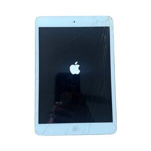 Apple iPad Mini 1st Gen (A1432) 16GB Wi-Fi Tablet Silver Cracked Screen